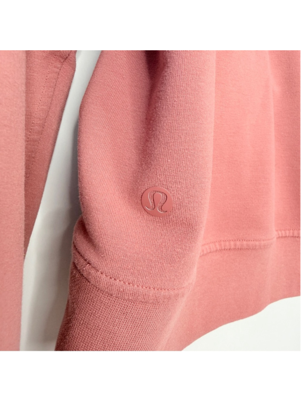 Lululemon City Sweat Pullover Hoodie French Terry Size M Brier Rose #0048 - Picture 14 of 17